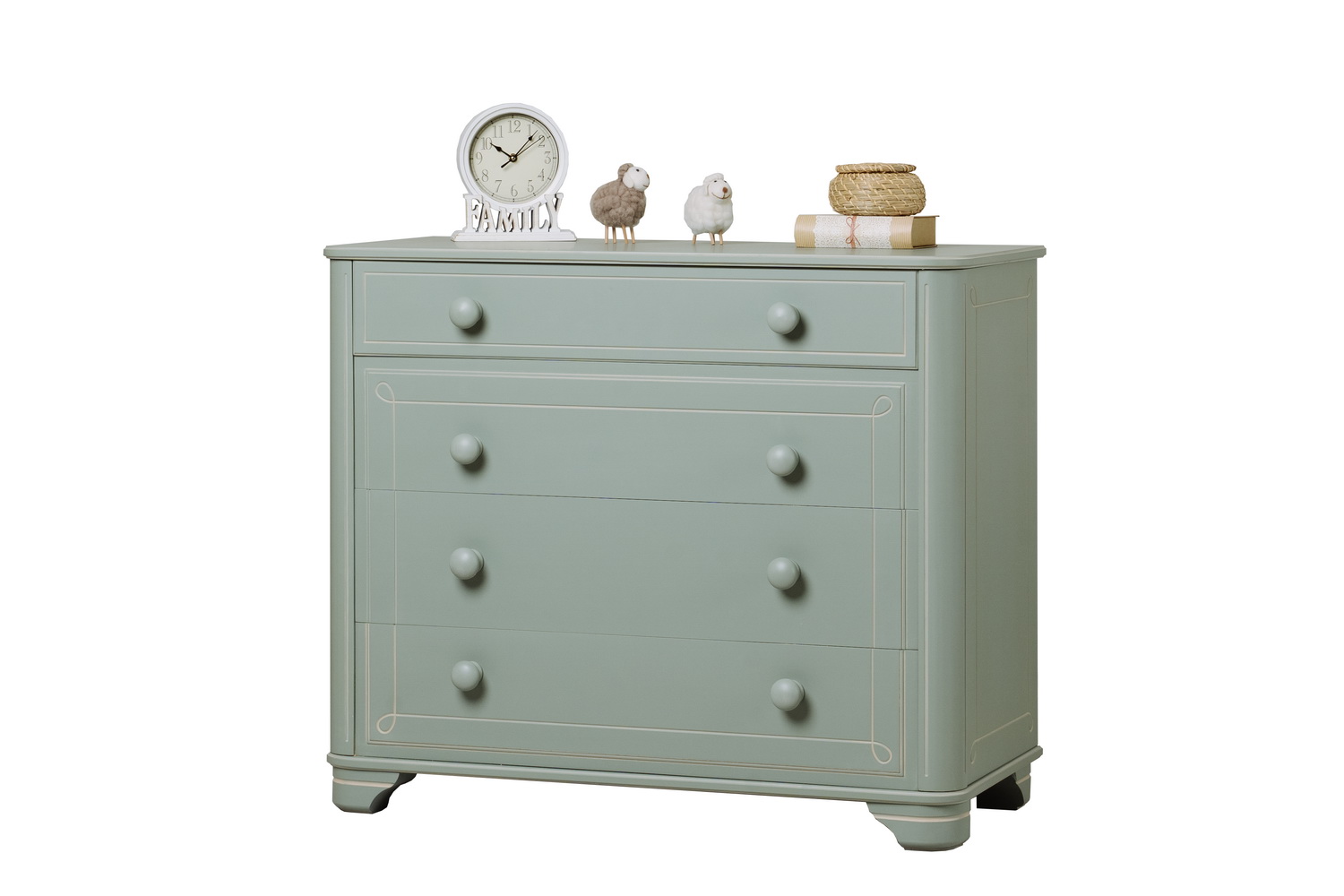 Комод 4 ящика массив Бетти №4