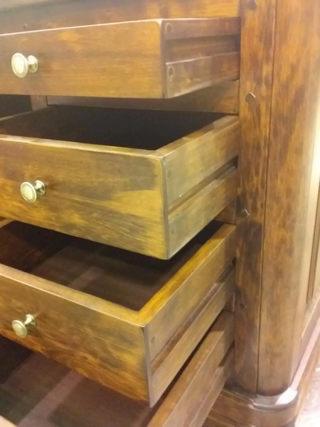 Стол с 4 ящиками Луи Филипп письменный ОВ 04