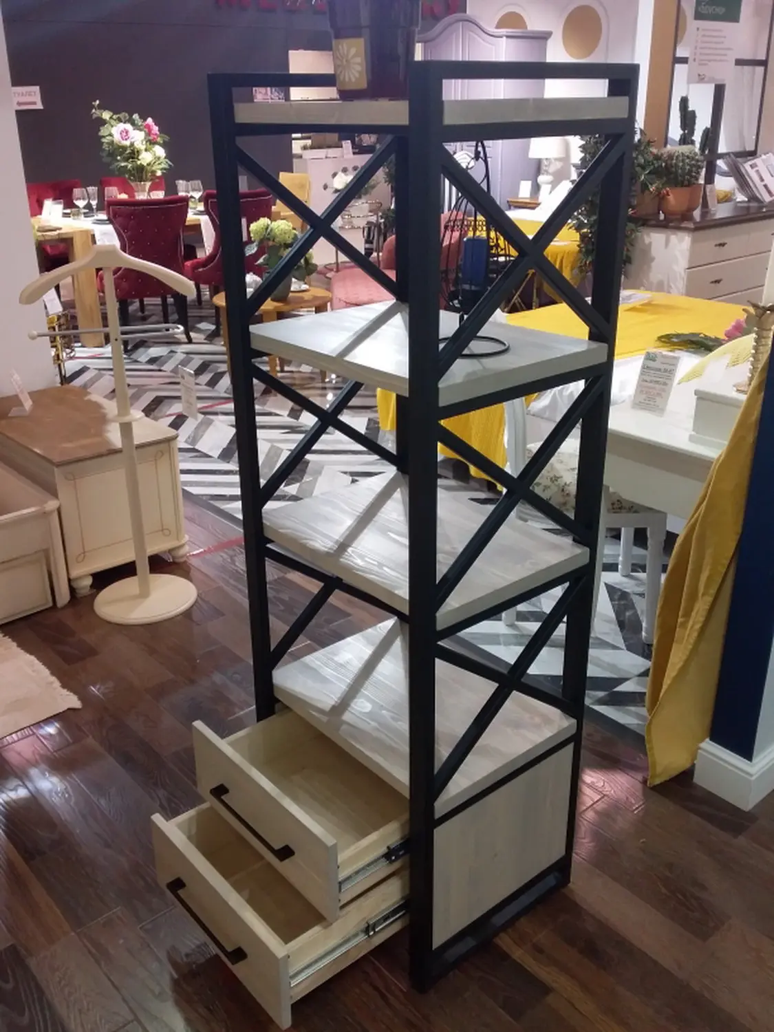 Стеллаж 4 полки 04-07