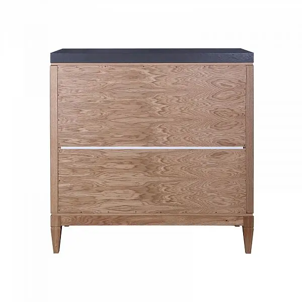 Комод с 4 ящиками из дуба Фокстрот 204B (дуб натуральный/бетон)