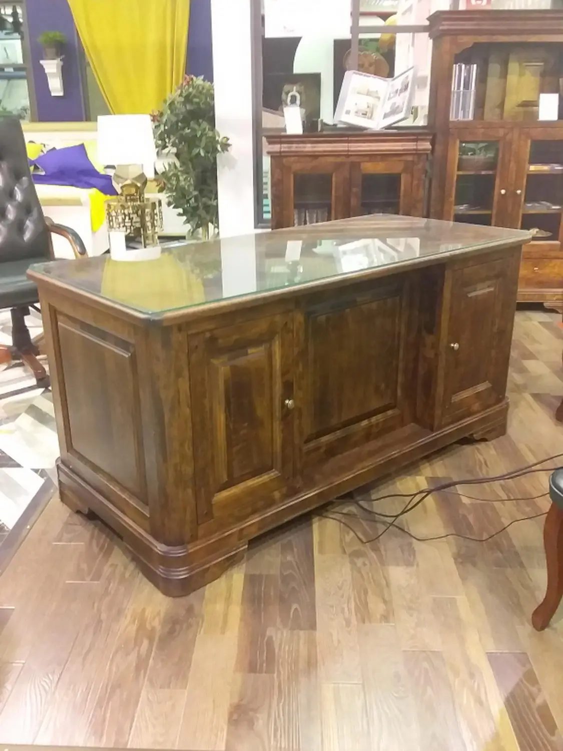 Стол с ящиками Луи Филипп письменный ОВ 03