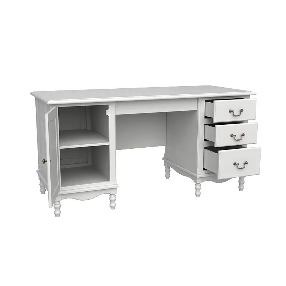 Стол письменный 2-тумбовый Верден с дверкой