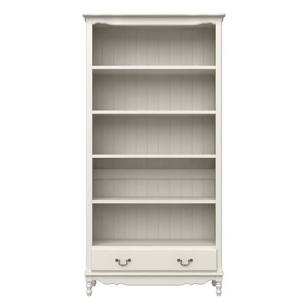 Стеллаж белый с ящиком Верден широкий