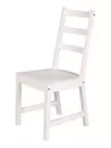 Стул массив белый Норд