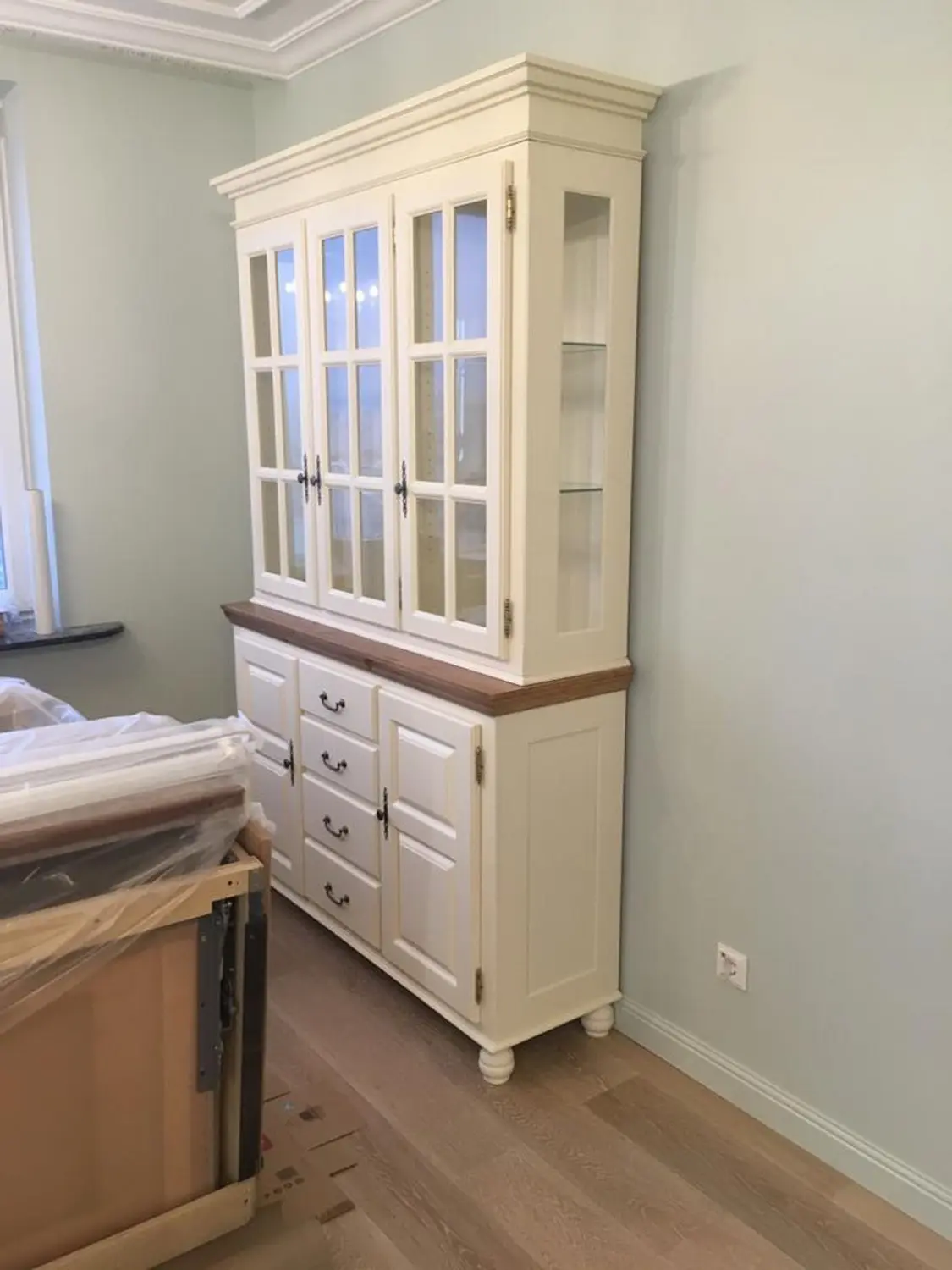 Сервант с 4 ящиками Бьерт 1-58 сосна