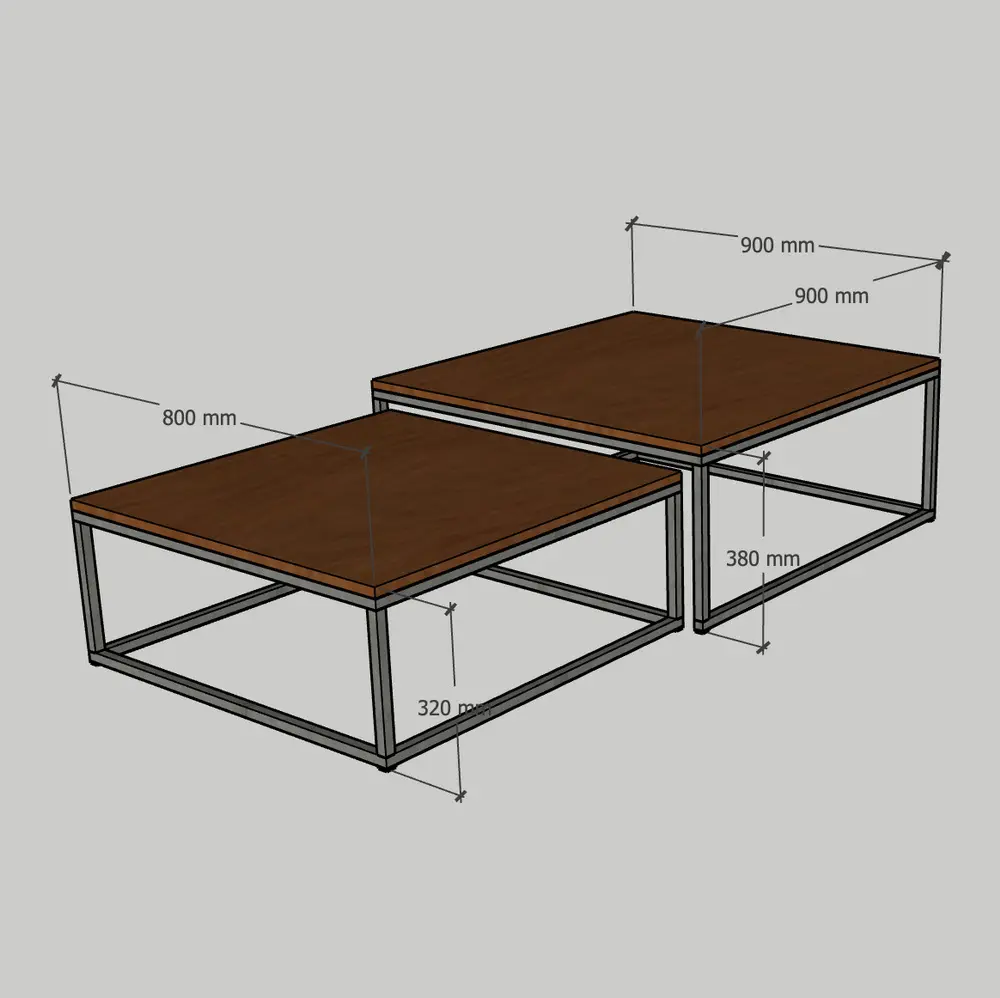 Журнальный стол массив сосны 05-08