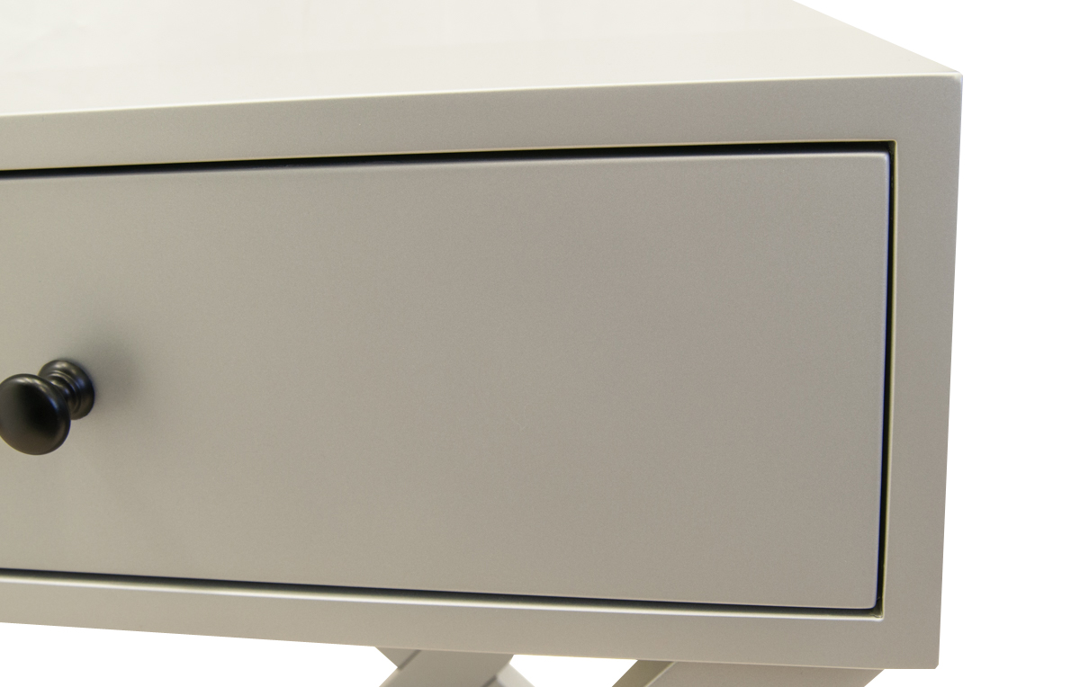 Тумба Серая компактная тумба Tomas silver лофт