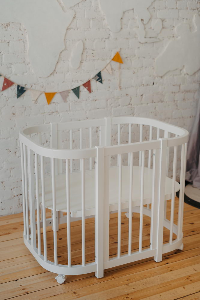 Кроватка Dreams Смарт - Белая - Стойки Белые