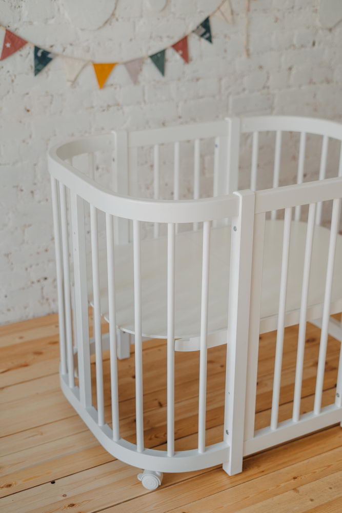 Кроватка Dreams Смарт - Белая - Стойки Белые