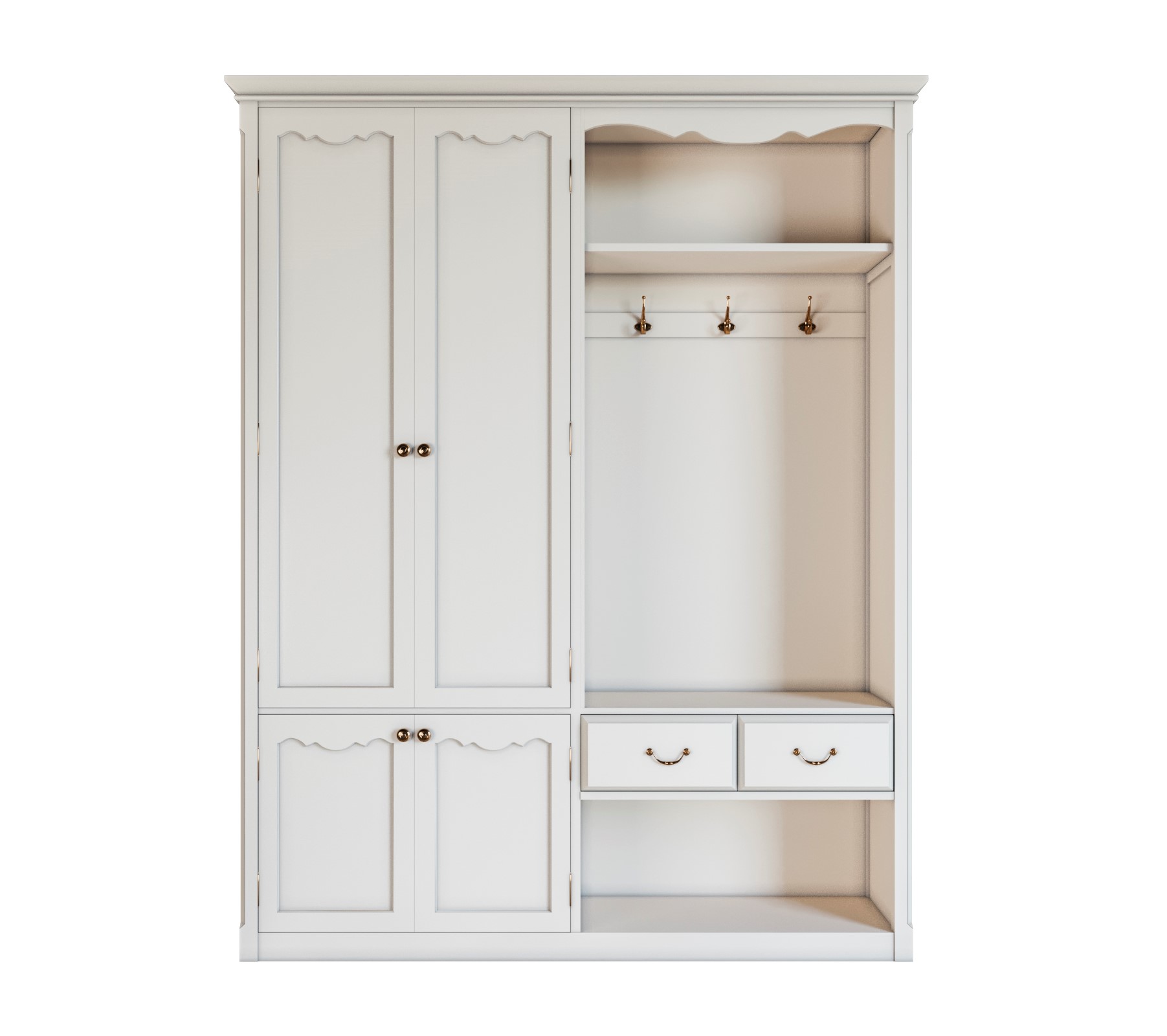 Шкаф-прихожая Leontina с дверками