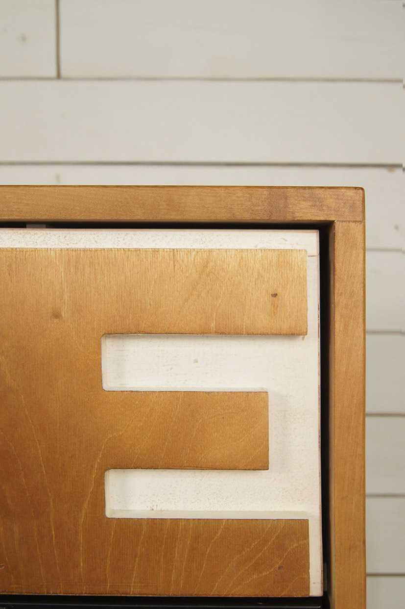 Комод массив "Alphabeto Birch" на 10 ящиков арт AL-01/1ETG/4