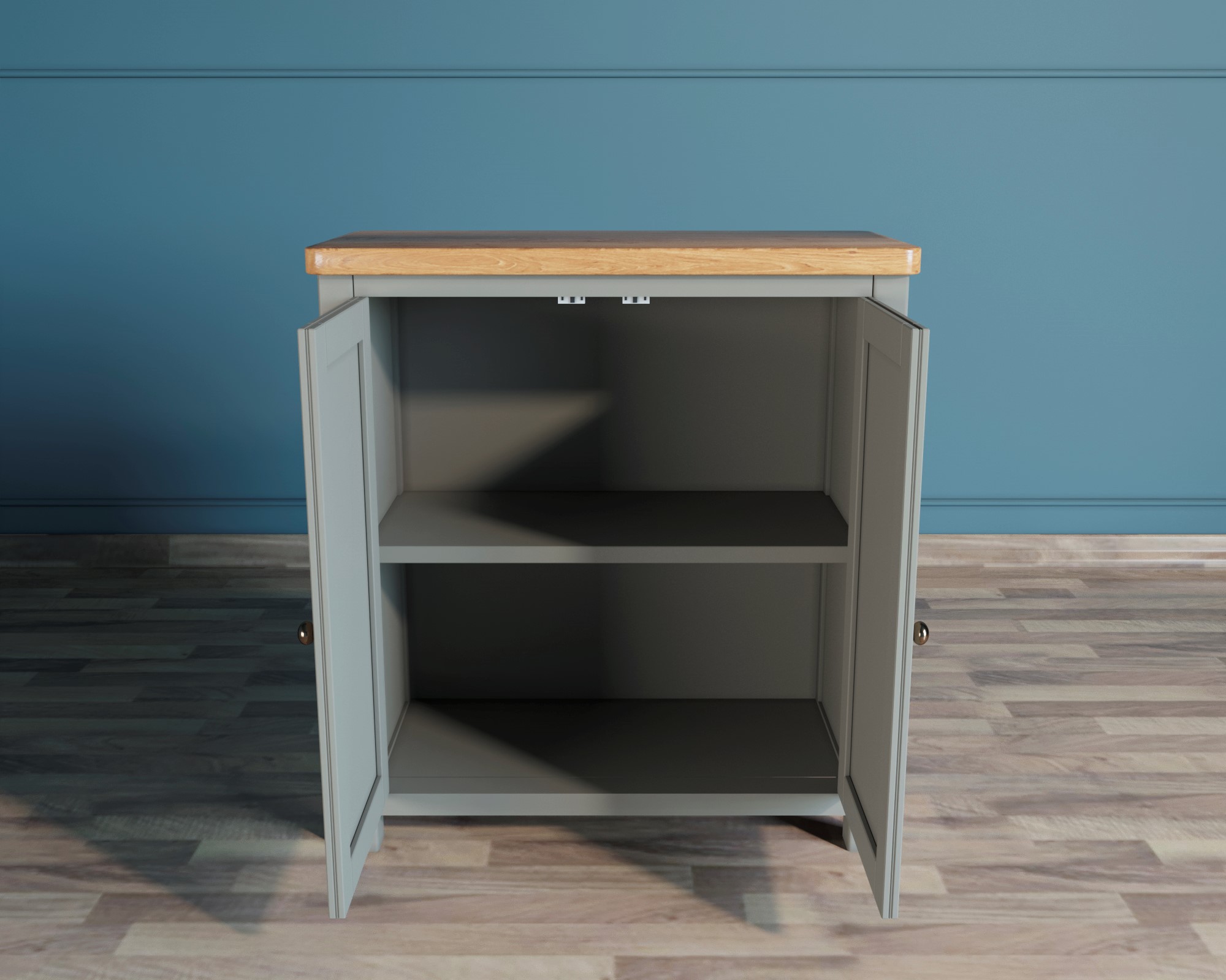 Комод "Jules Verne" две дверки серый