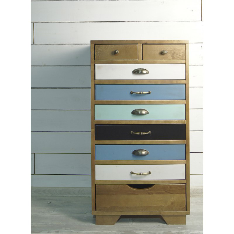 Комод из дерева "Aquarelle Birch" 9 ящиков