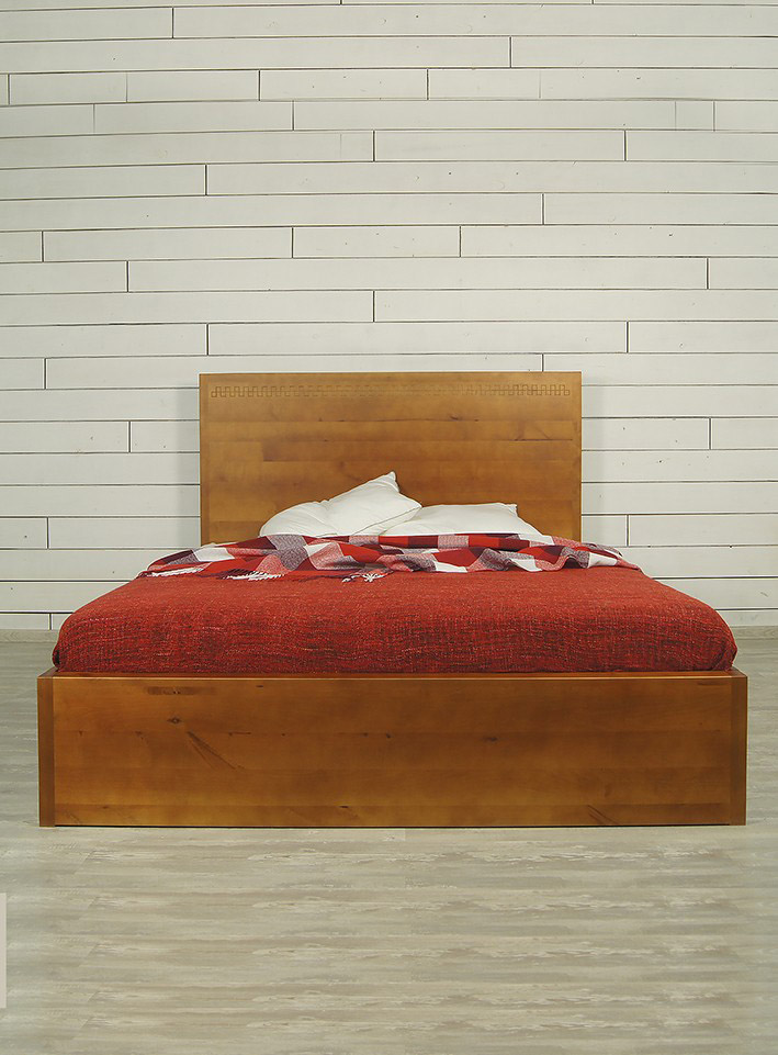 Кровать с ящиками двухспальная "Gouache Birch" 1600х2000