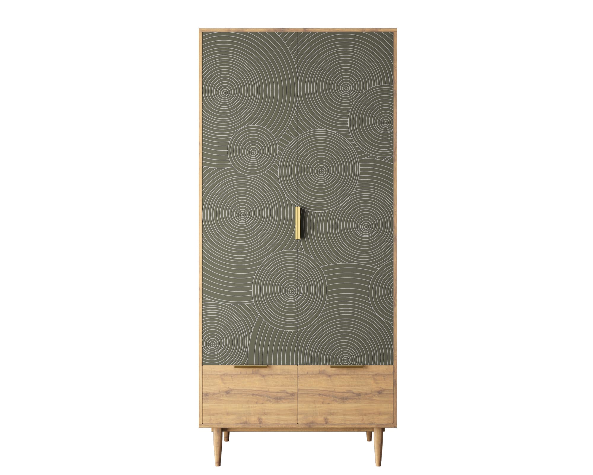 Шкаф двухстворчатый с ящиками "Line" R26