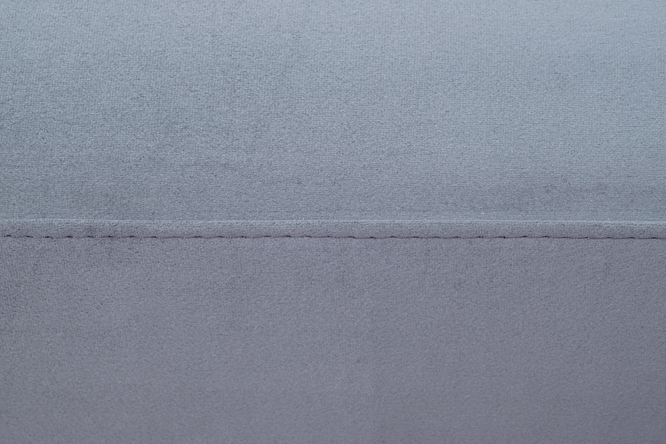 Диван Annette трехместный без мех,велюр сапфир Colt1006/хром 250*100*95