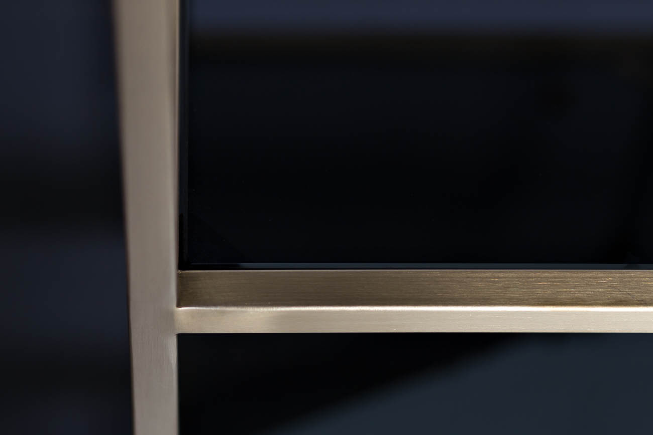 46AS-SH1452-GOLD Стеллаж золотистый/темн.ст.