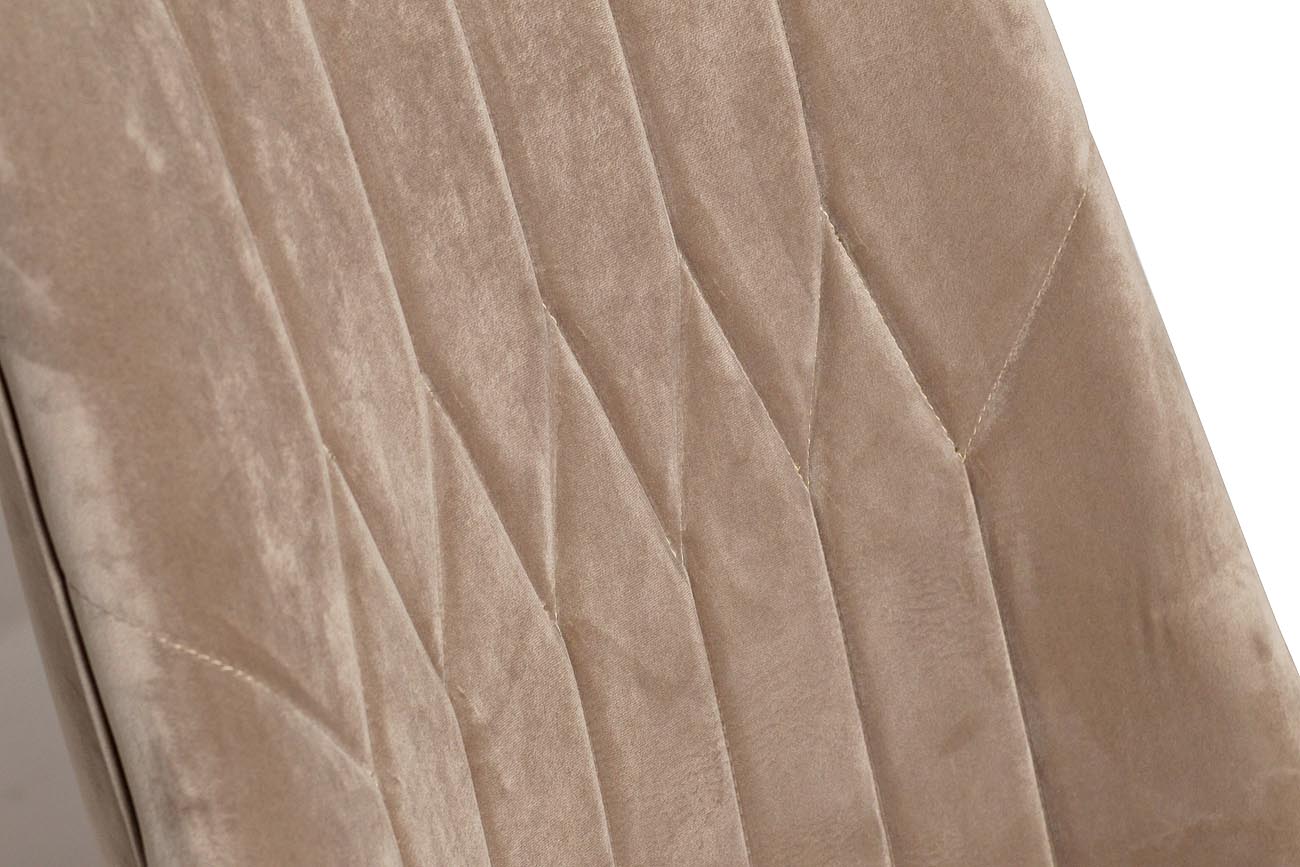 48MY-3526 PEG Стул простроченный велюр жемчужно-сер.