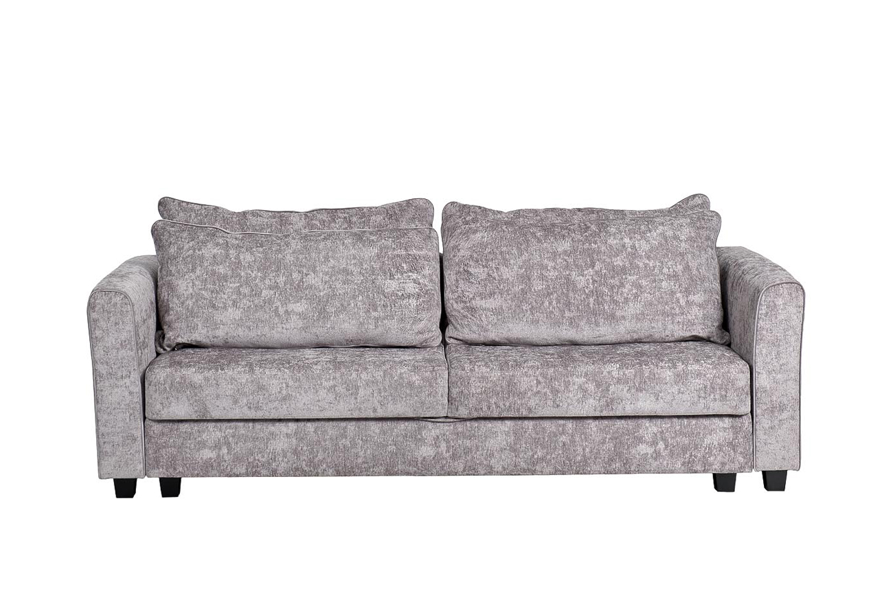 Диван Marco трехместный раскладной, шенилл серый All12