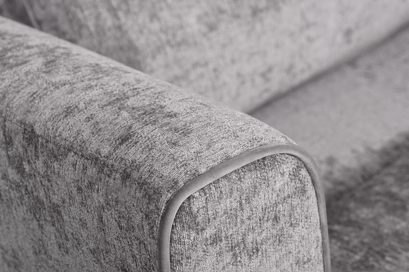 Диван Marco трехместный раскладной, шенилл серый All12