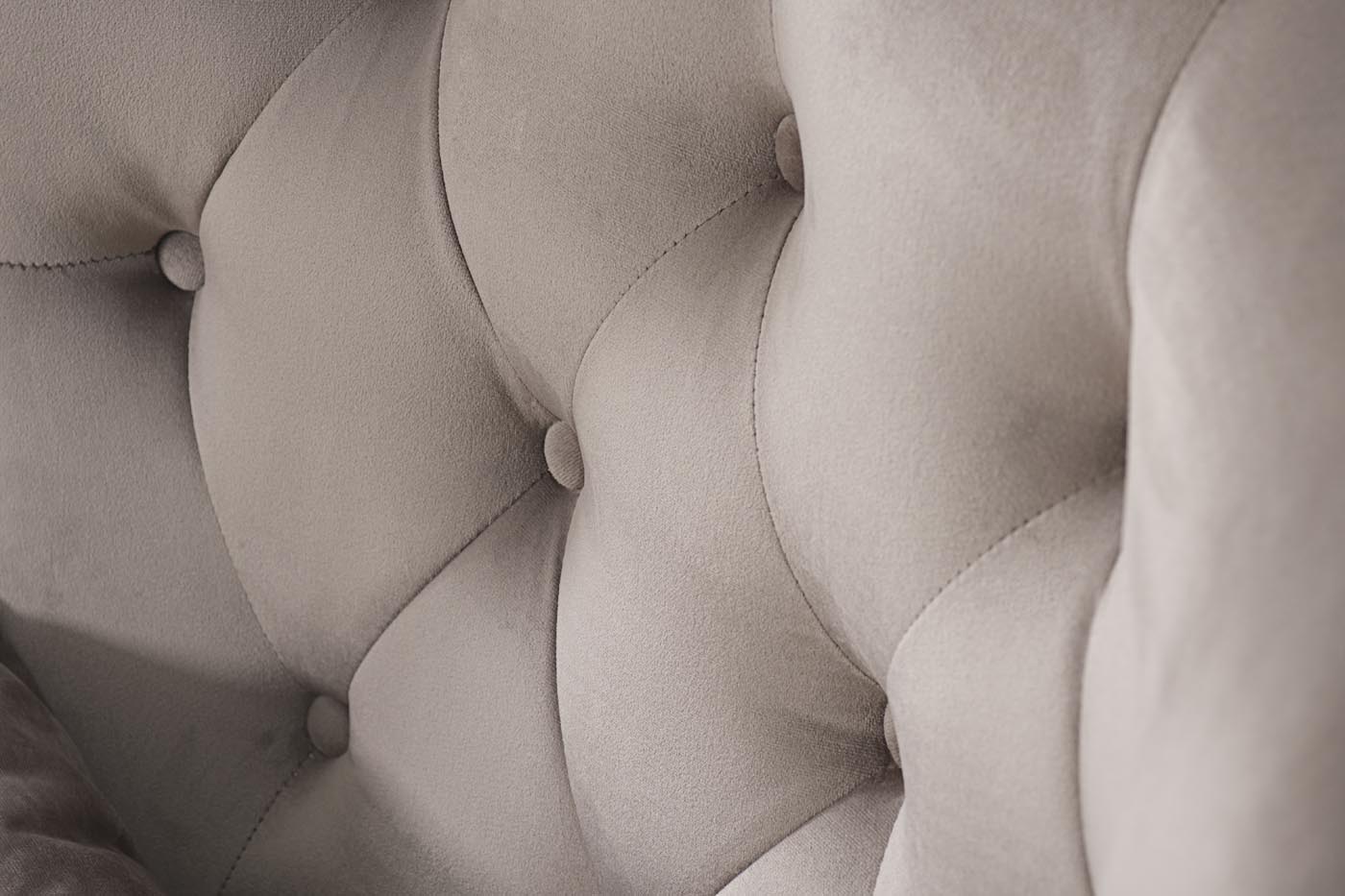 Кресло Rimini, велюр крем-брюле Bel42, с подушкой