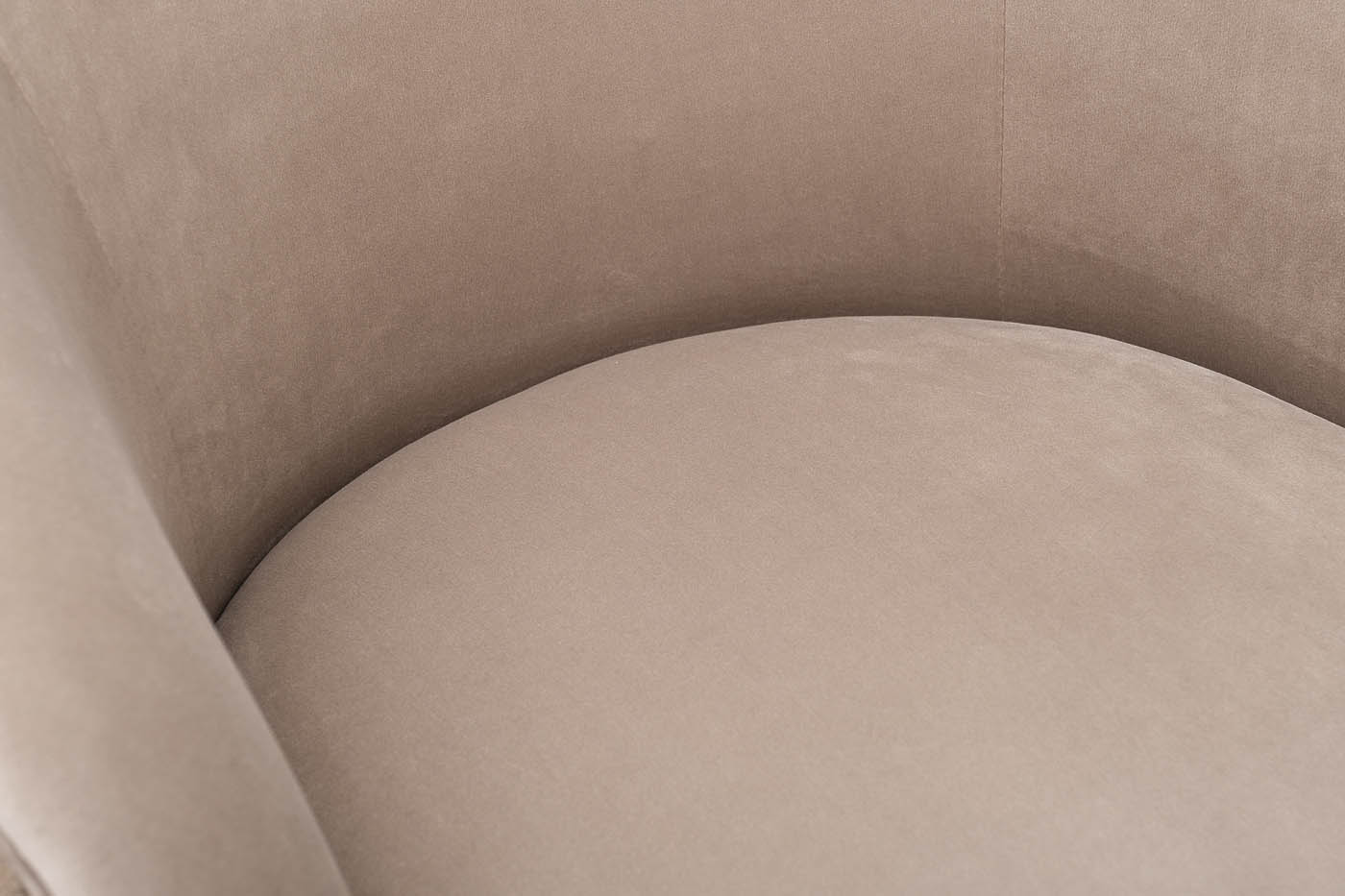 48MY-2582 BEG GO Кресло, велюр бежевый, металлические ножки