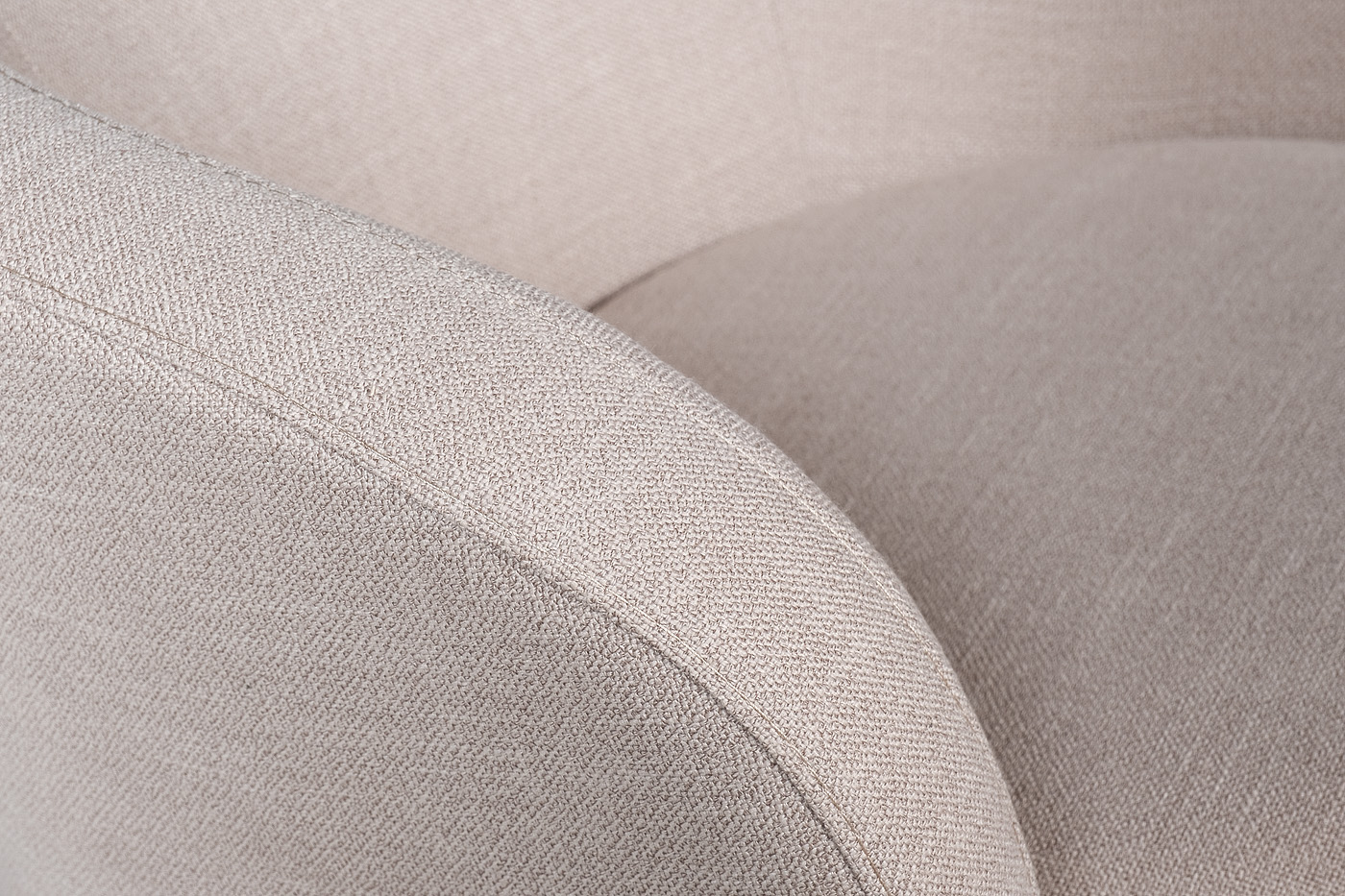 Кресло Napoli вращающееся, рогожка бежевая Ber24