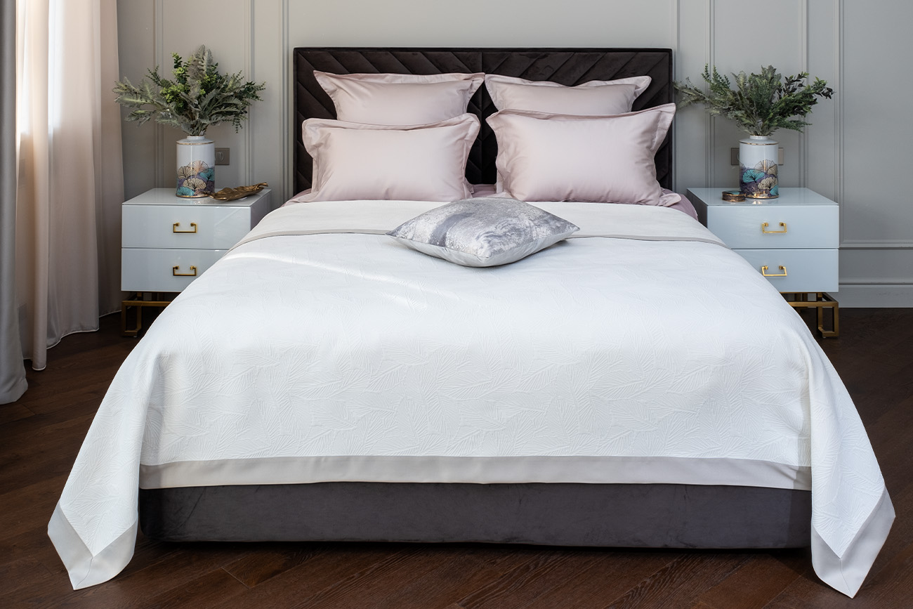 121GD-283010-100-27 POKR BEL Покрывало Сан-Ремо белое