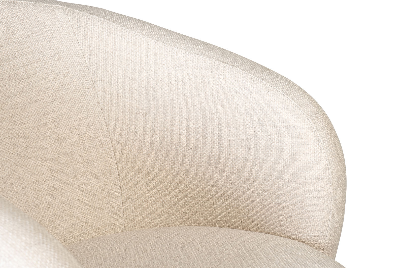 Кресло Napoli вращающееся, рогожка бежевая Mel100