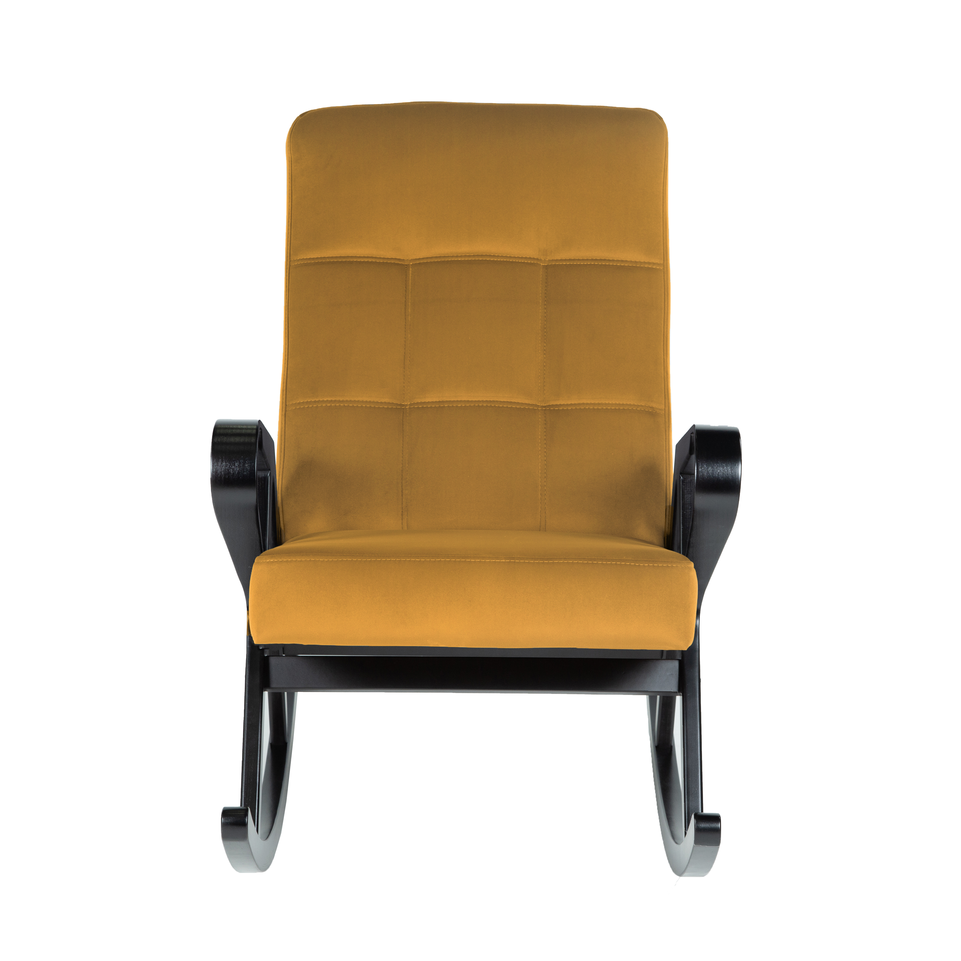 кресло-качалка Форест фреш 23 охра каркас Чёрный