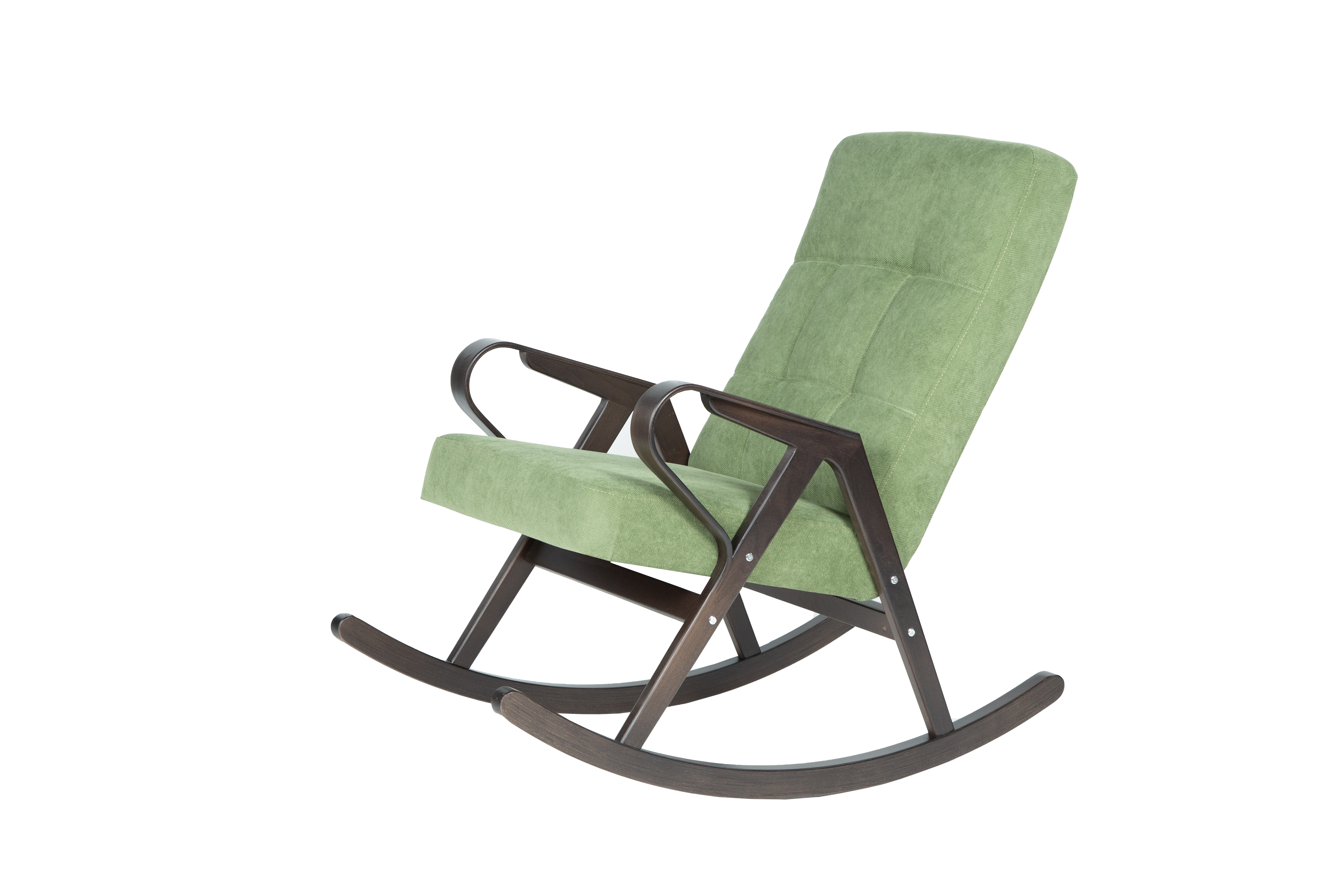 кресло-качалка Форест Фисташка каркас Орех