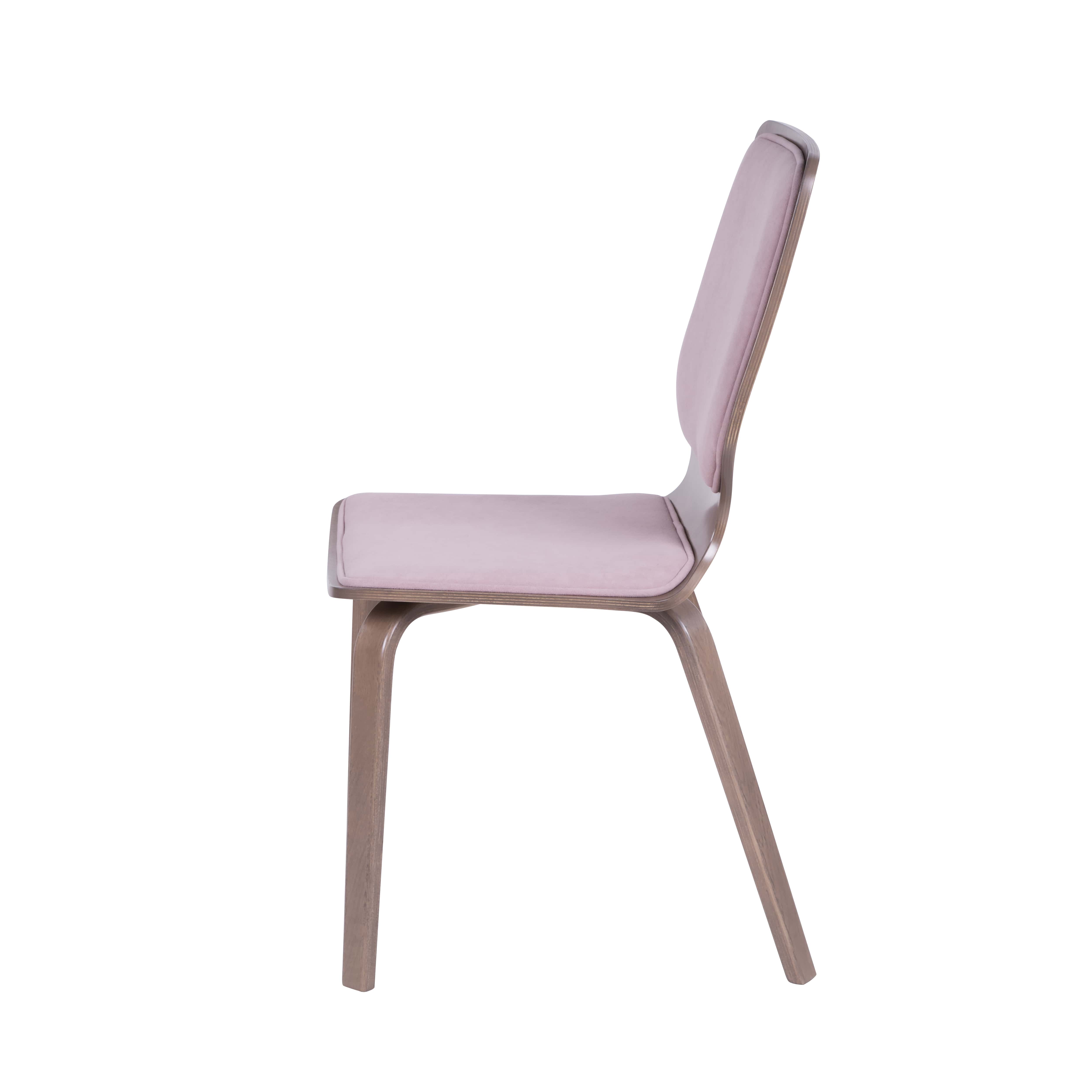 стул Бертран Пудровый каркас Шимо