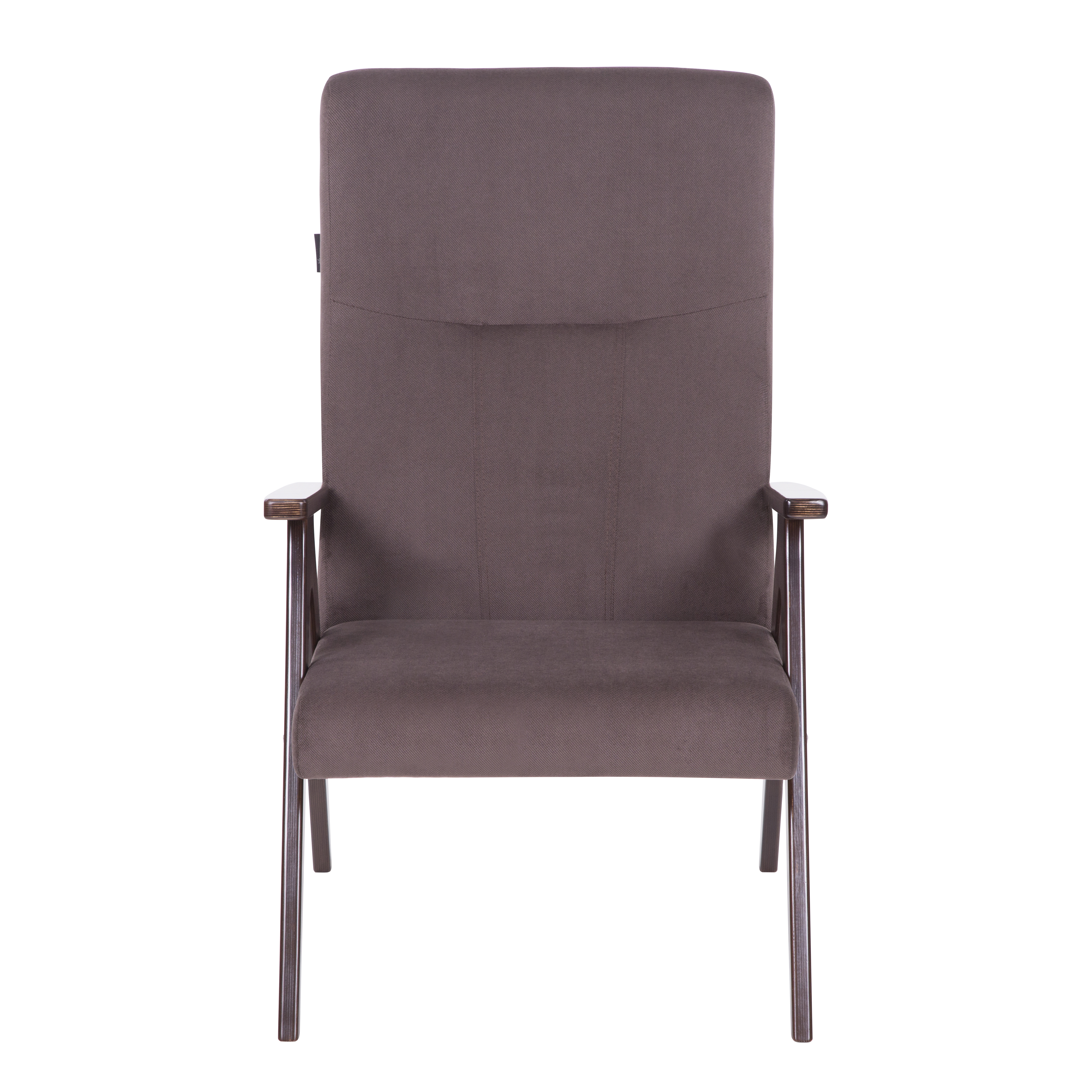 кресло Оскар Грей браун каркас Венге структура