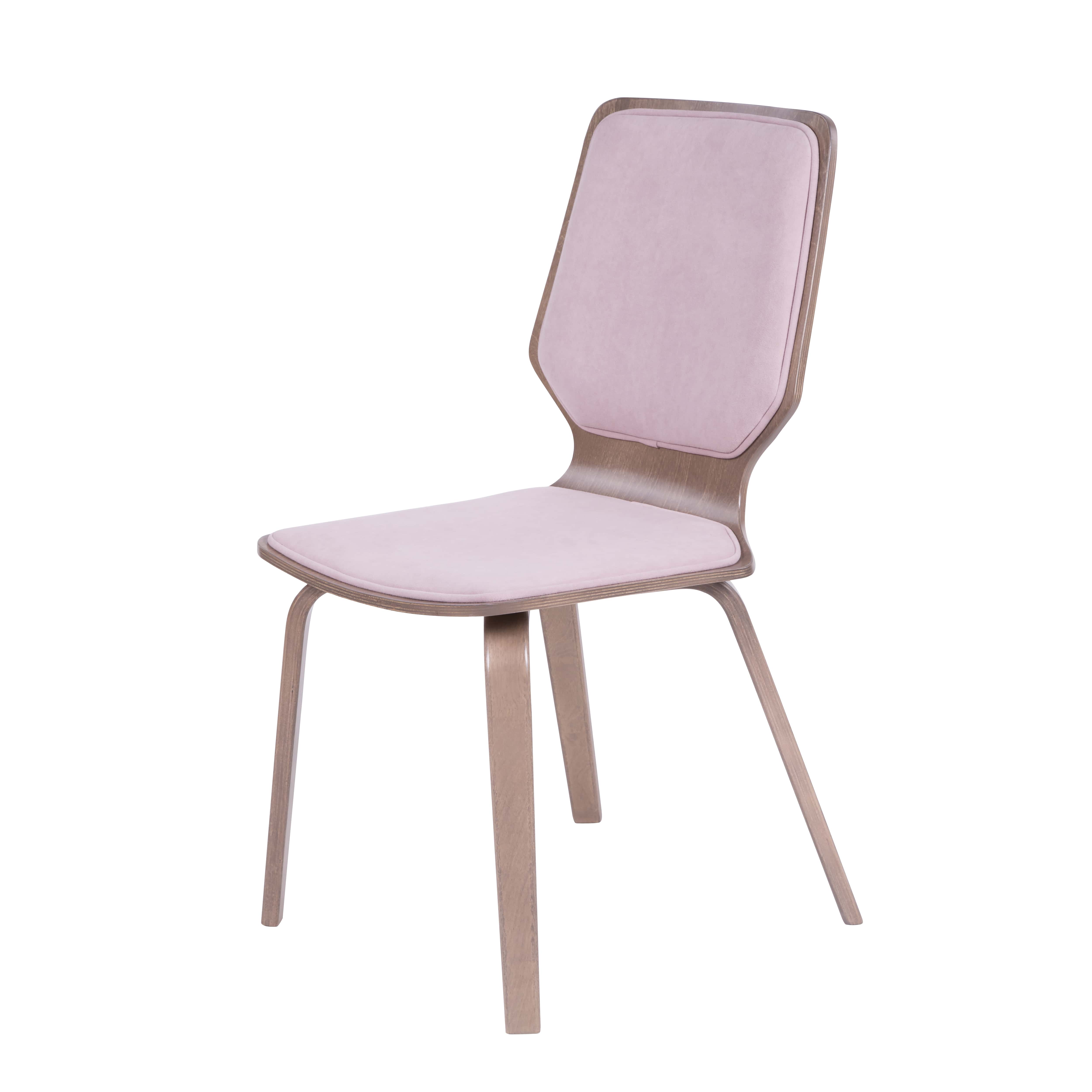 стул Бертран Пудровый каркас Шимо