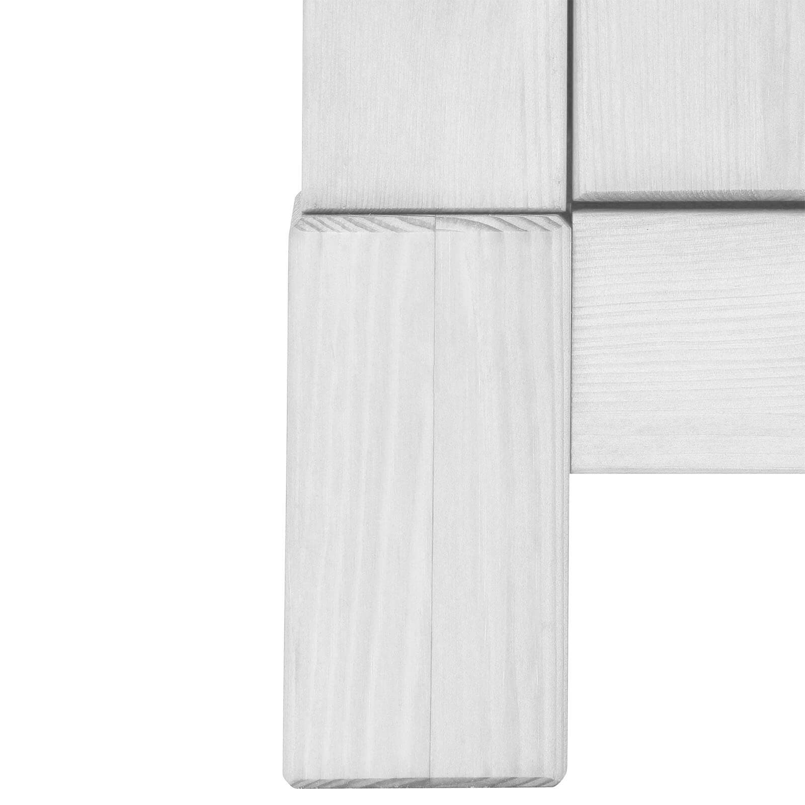 Тумба прикроватная "Рауна" 01 (белый воск УКВ)