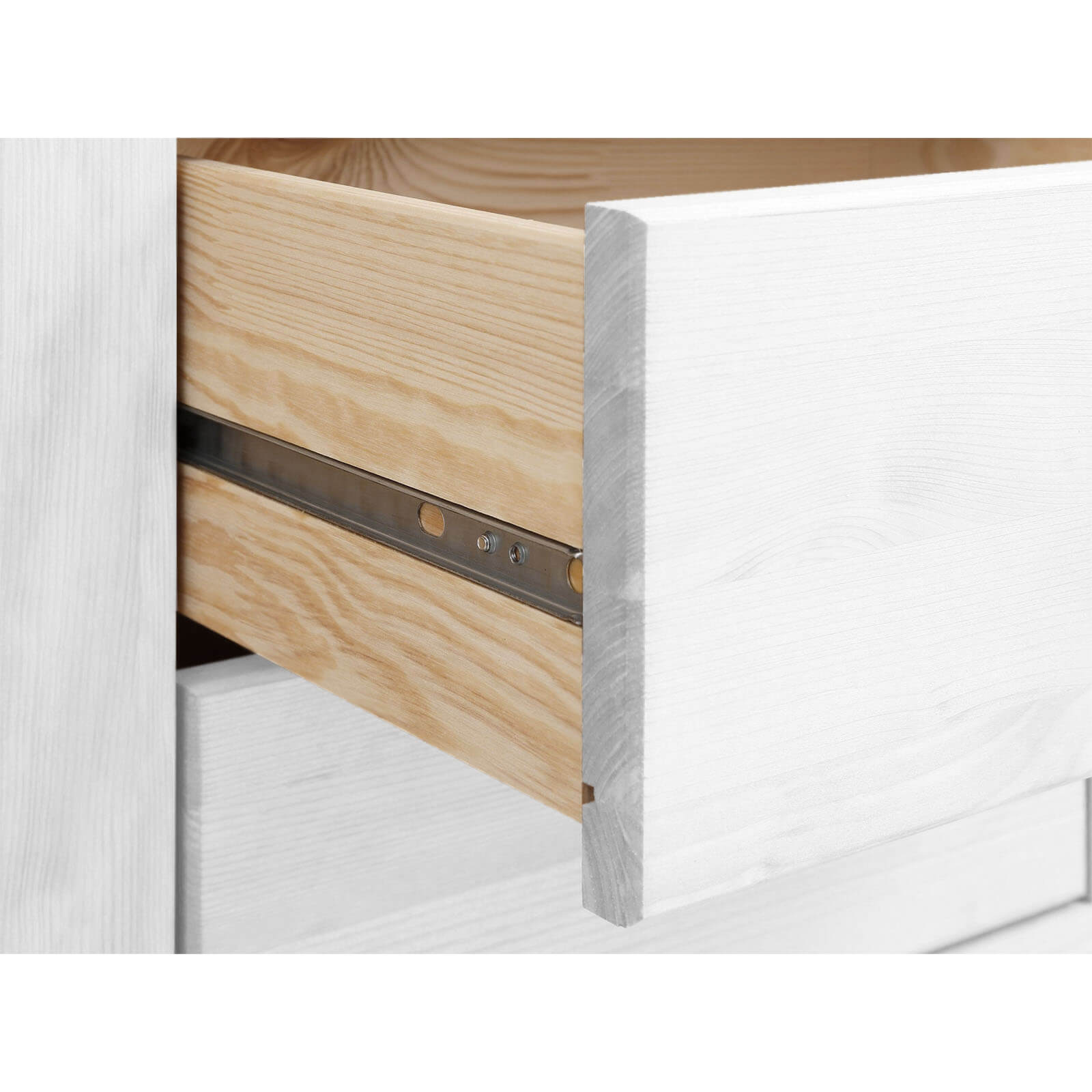 Тумба прикроватная "Рауна" 01 (белый воск УКВ)