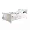 Кровать с ящиком Мальта 1000 с ящиками (белый воск)