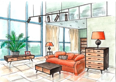 Гостиная Эрика