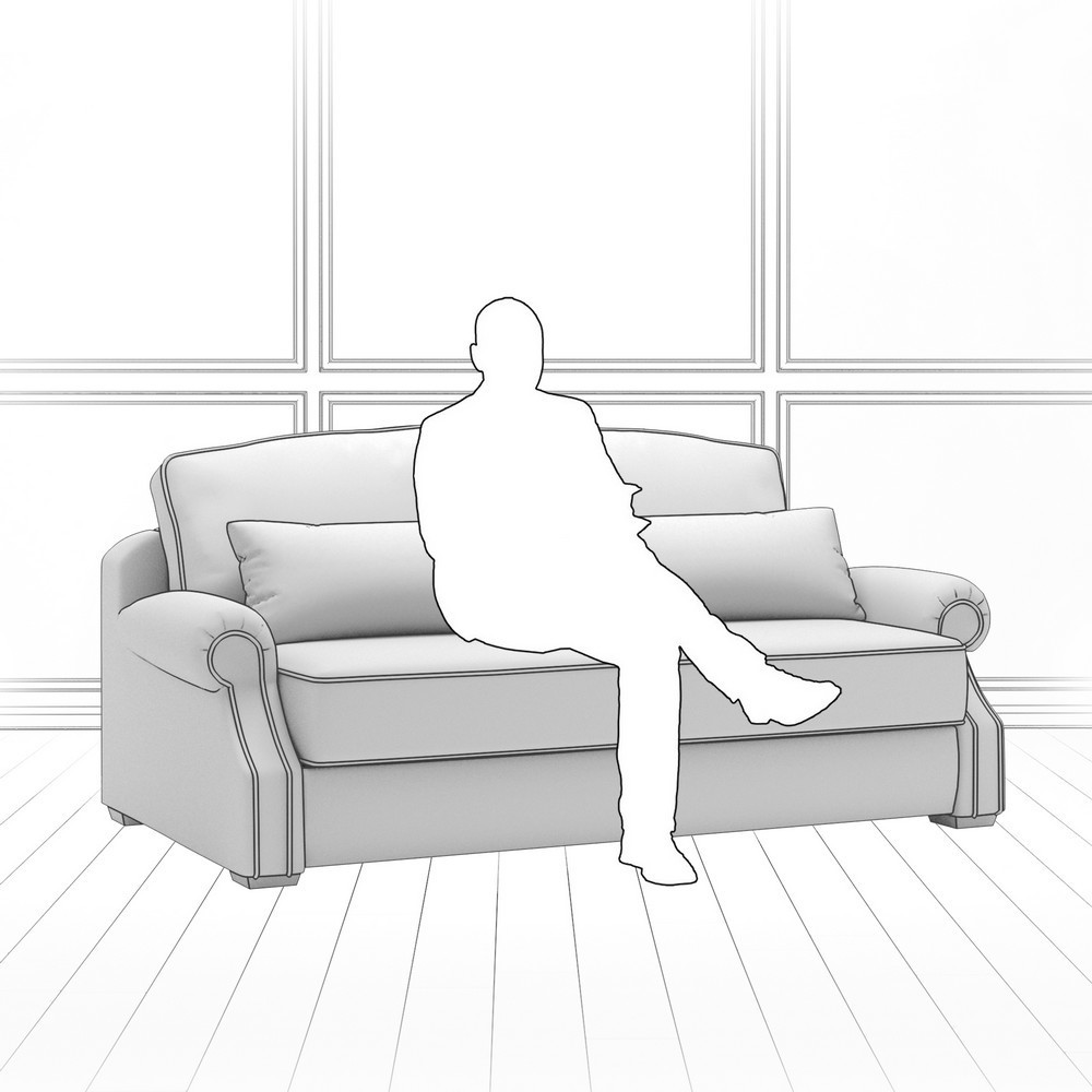 Диван Kane (с механизмом) DKa-I-180-K03-KaB40-0372