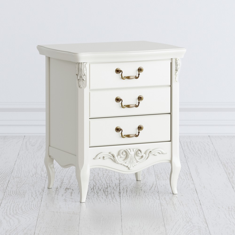 Прикроватная тумба 3 ящика 