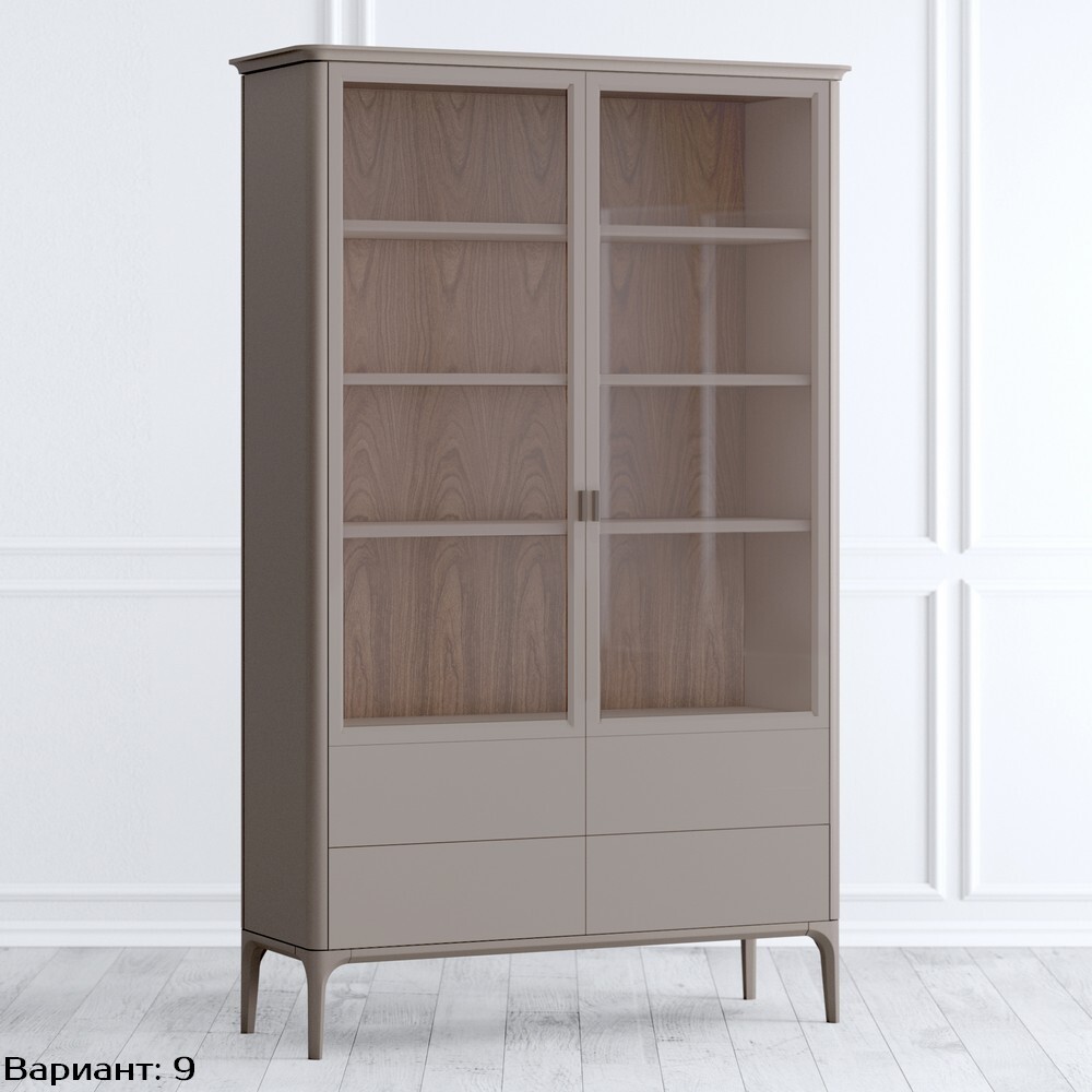 Шкаф книжный 4 ящика Pr022CT-bosco