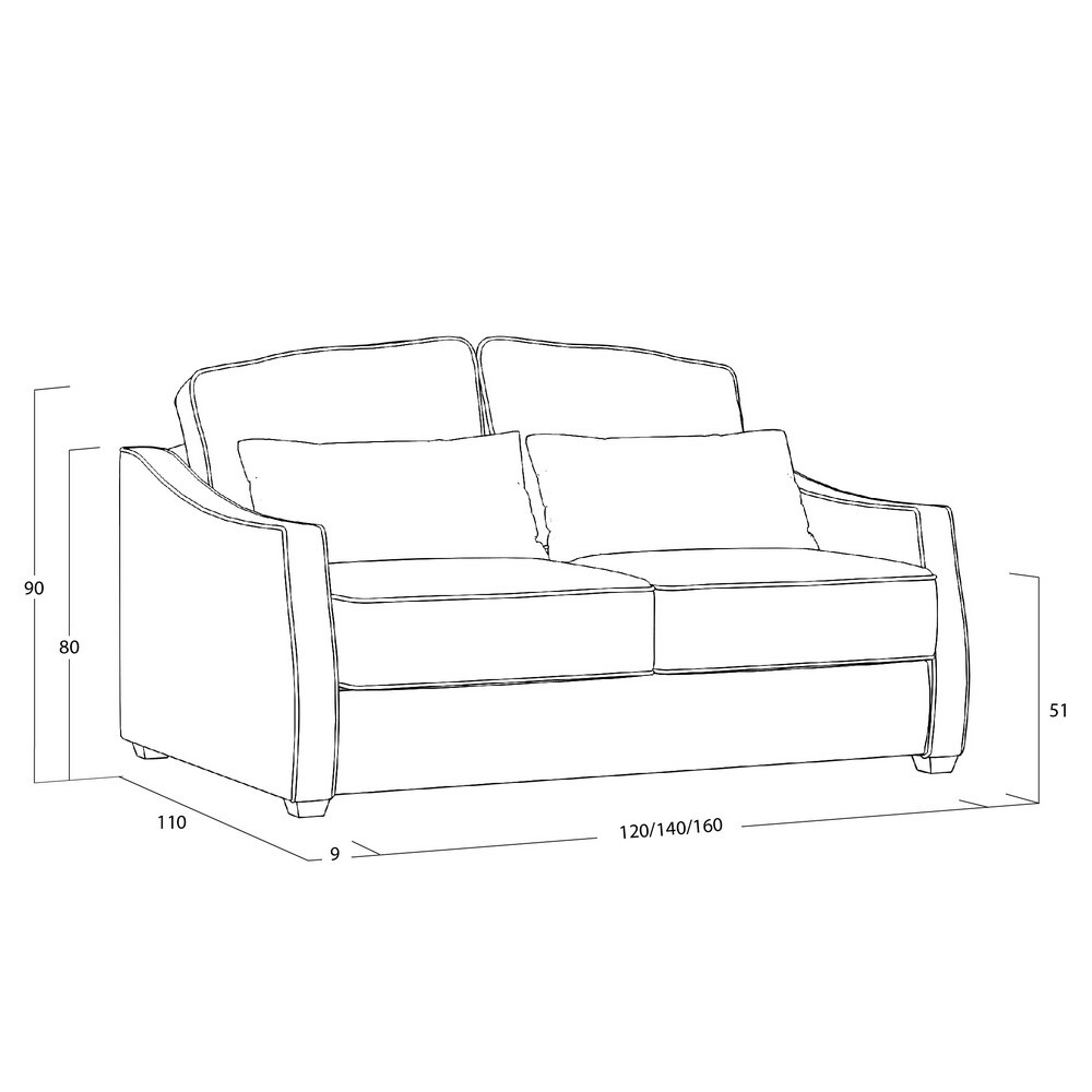 Диван Infante DIf-I-160-K03-KaB38-B39