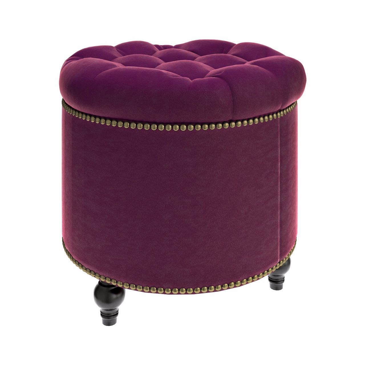 Пуф круглый открывающийся 