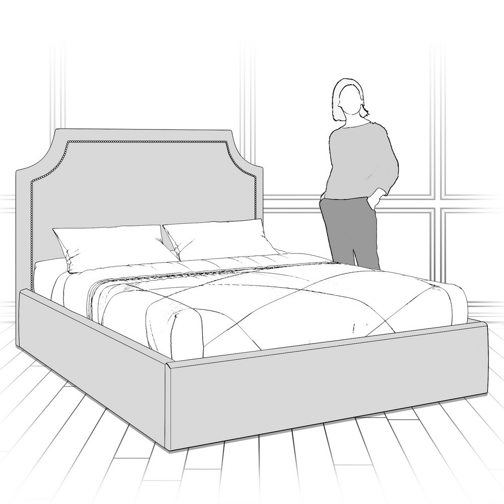 Кровать с подъемным механизмом K09-1600-N-B13