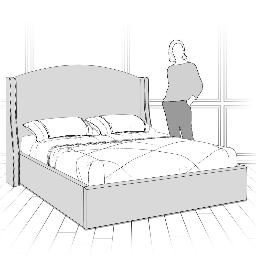 Кровать с подъемным механизмом K10I-1600-N-0589