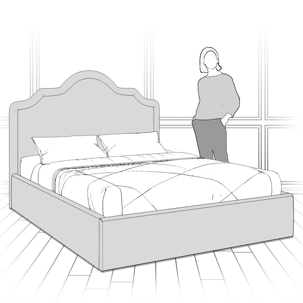 Кровать с подъемным механизмом K05-1600-B13