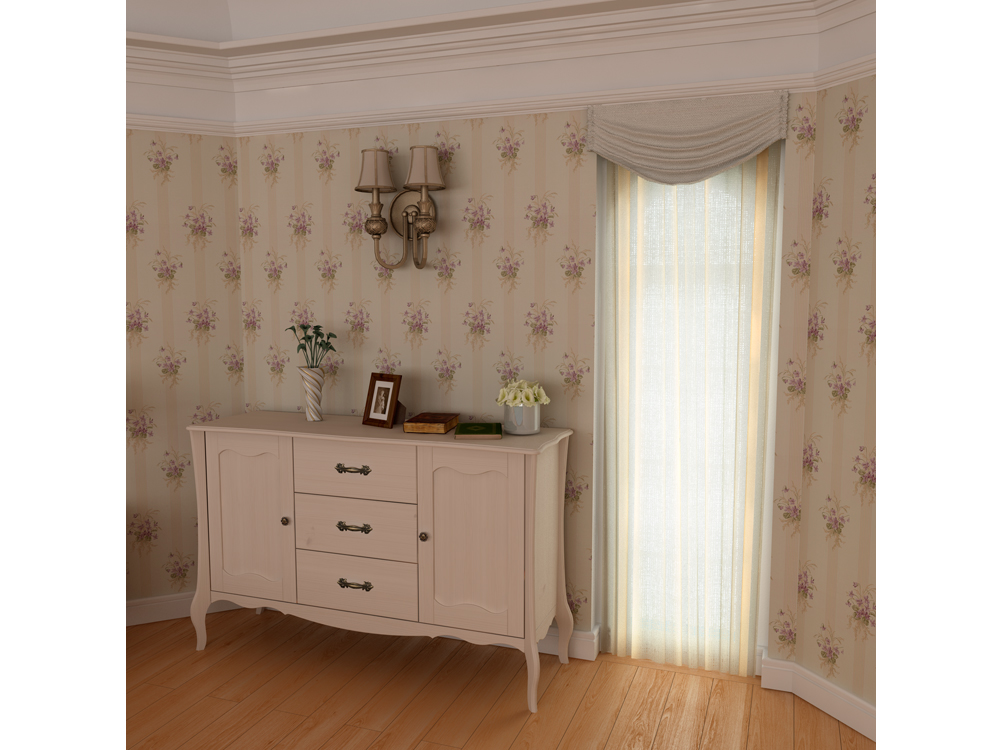 Комод ЛеБо с 2 дверками и 3 ящиками