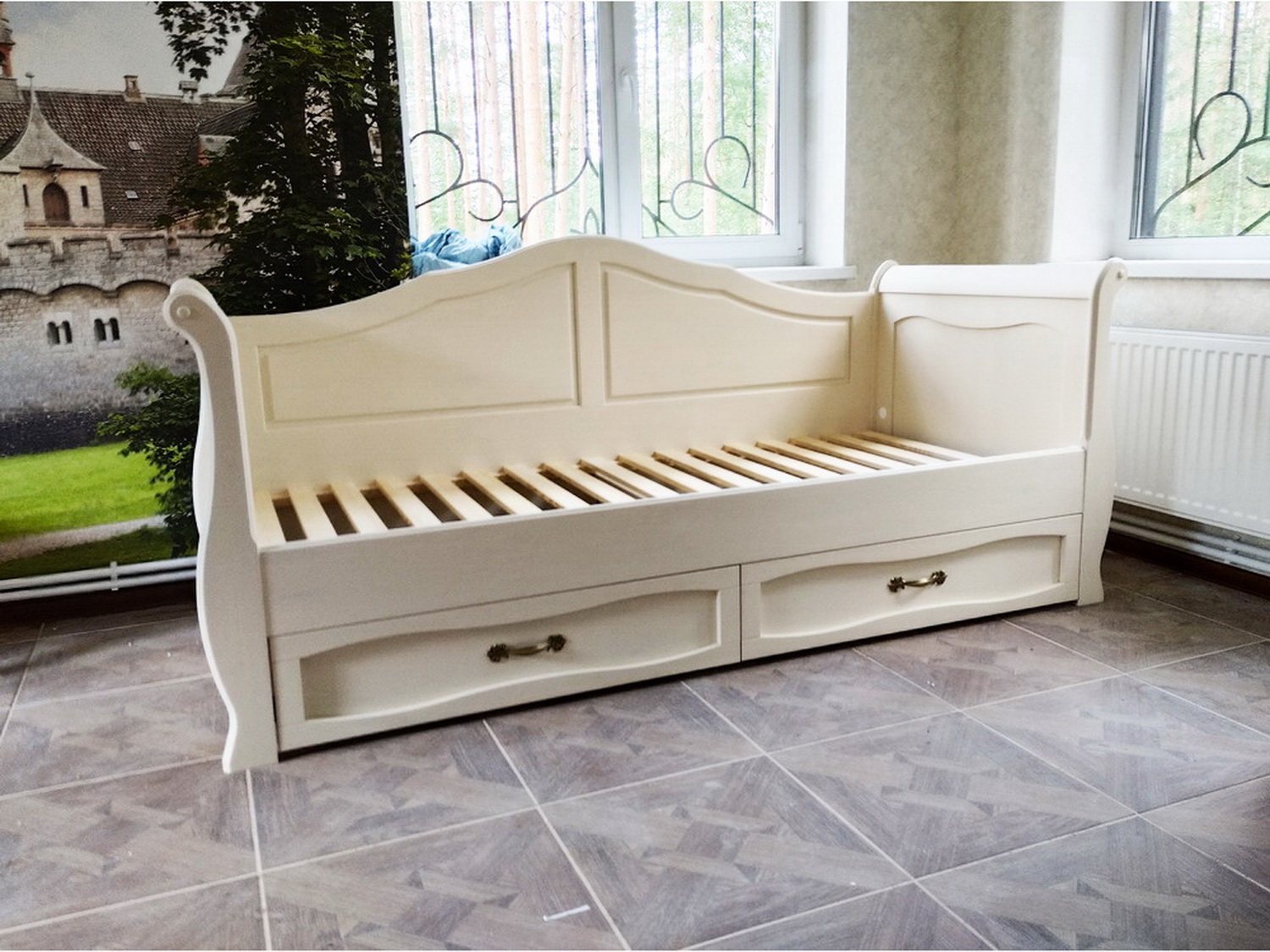 Кровать диван 2 ящика ЛеБо 900х2000