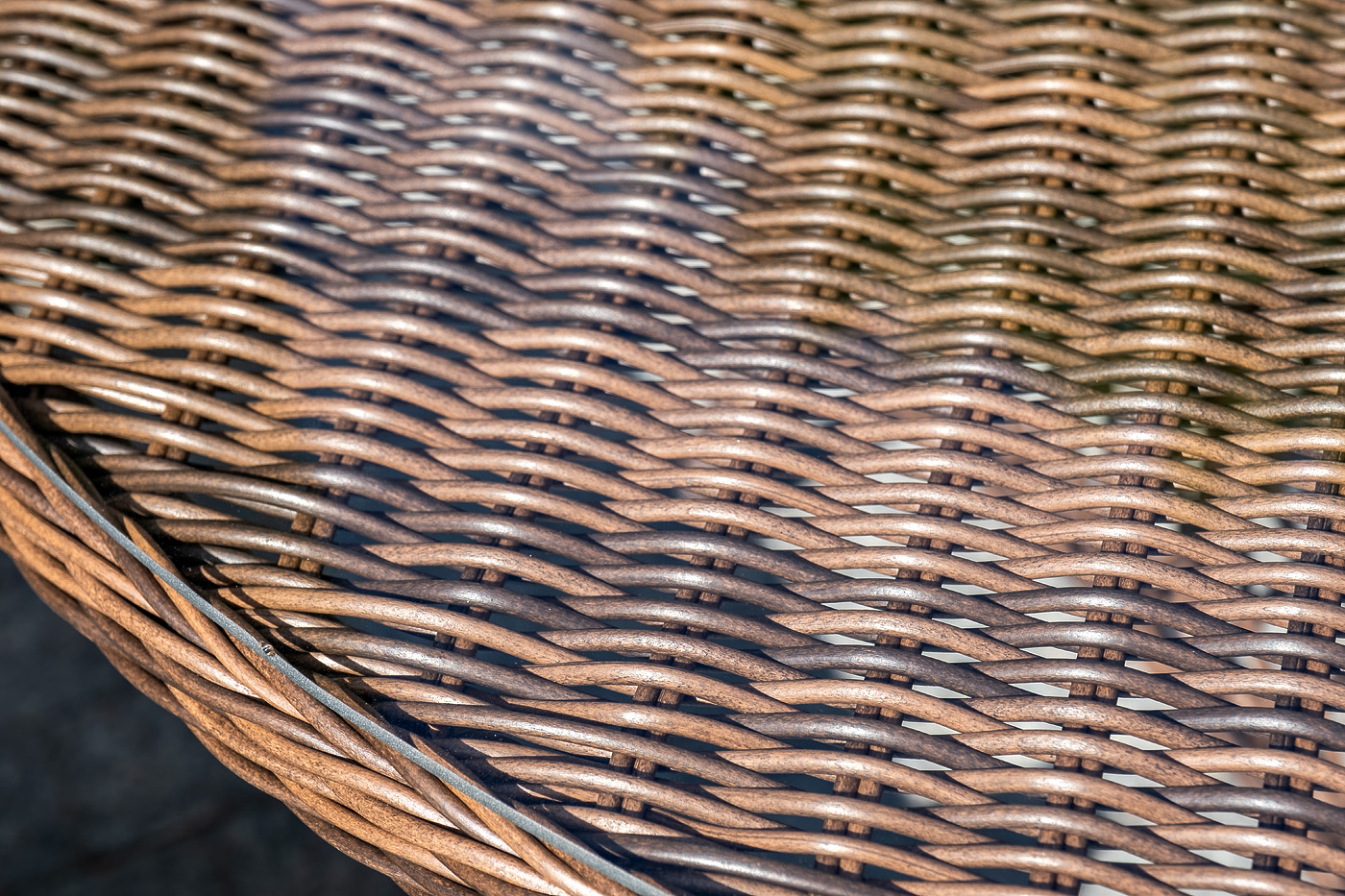 "Эспреззо–150 R" обеденная группа плетеная, цвет коричневый