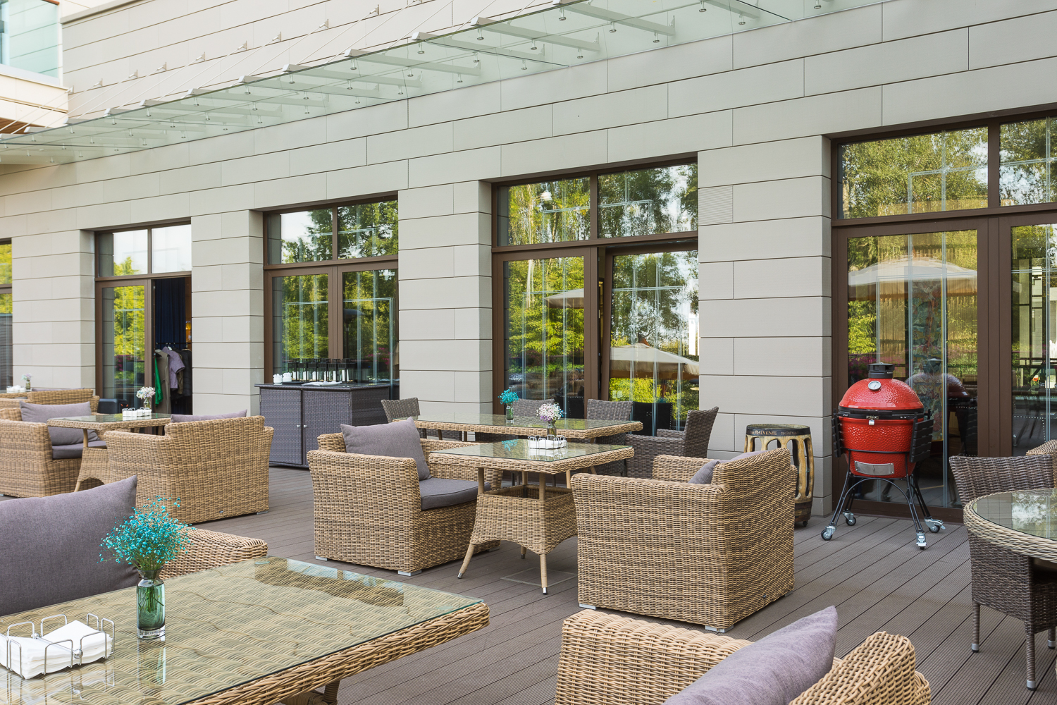 "Капуто" кресло из искусственного ротанга, цвет соломенный